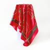 90Cm satin large square scarf headscarf new street retro simple bandanas