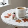 Summer Ghost Table Centerpiece Ice Cream Resin Figurine, Cute Spooky Desk Decor for Niche Home Halloween Home, Soft Ornament, Festive Gift Friends