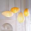 LED Wabi Sabi Rice Paper Pendant Chandelier Lighting Bedroom Living Dining Room Bar Home Decor Lamp Art Suspension Pendant Light