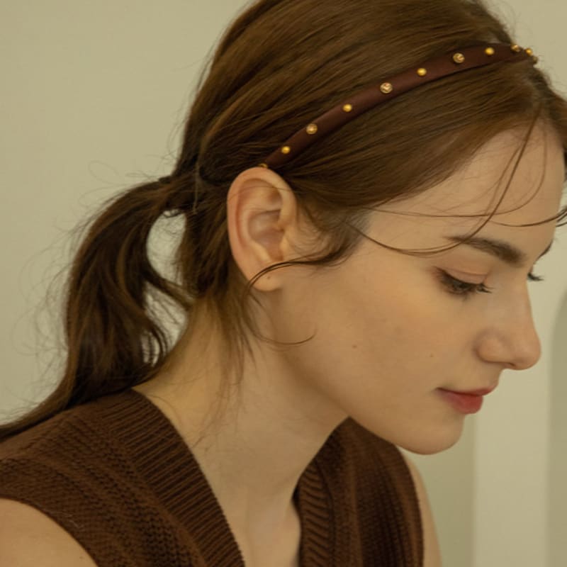 

GETMEBLING Up Up Повязка для волос_коричневая(2color) WHITE (H213-wh)