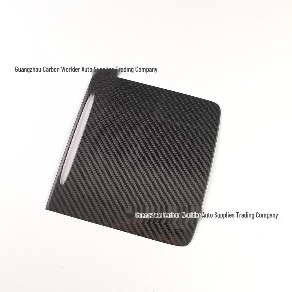 Carbon Fiber Cup Holder Upgrade for Tesla Model 3/Y Console