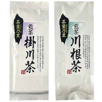 Marukou Tea Shop Shizuoka Famous Regions Bulk Purchase Set Kakegawa Tea Chahanosato Kawane Tea Tea-Producing (Chahanosato 100g, 100g)