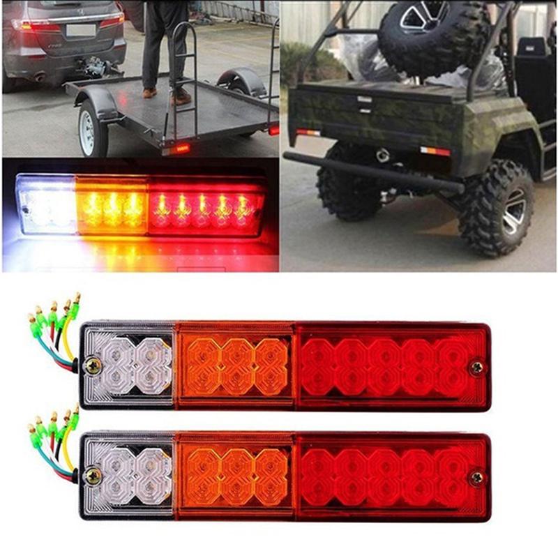 Led Tail Light 12v Super Bright Universal Durable For Trailer Truck Car Accessories Car Light Rear Lamps Car Light
