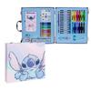 Modeaccessoarer - Cerda - Färgpennset flicka Disney Stitch - Rosa/Lila - Med dragkedja - Syntetisk