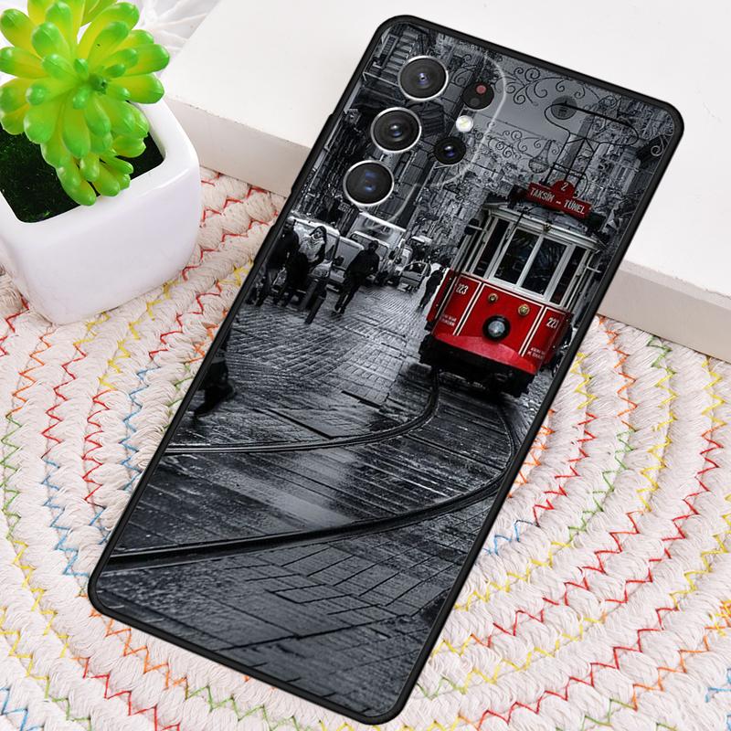Famous London Landmarks Street Sign Phone Case for Samsung Galaxy note 10 pro S26 Ultra S23 S24 FE S25 S21 S22 PLUS Cover