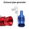 Universal Turbo Sound Exhaust Muffler Pipe Whistle Car Tail Whistle Easy To Install Mini Size Turbo Sound Whistle Simulator