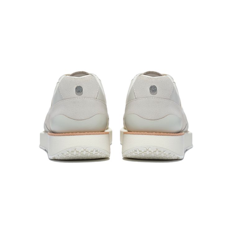 Li-Ning 1990 001 Non-Slip Wear-Resistant Low-Top Sports Casual Shoes Women Sneakers Off-White ALJT022-1