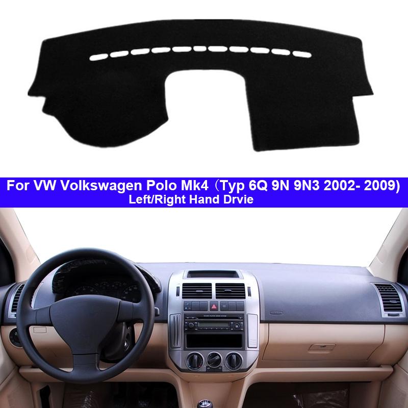 Car Auto Dashboard Cover For VW Volkswagen Polo Mk4 Typ 6Q 9N 9N3 2002 - 2009 Dash Mat Carpet Cape Sunshade 2008 2007 2006 2005
