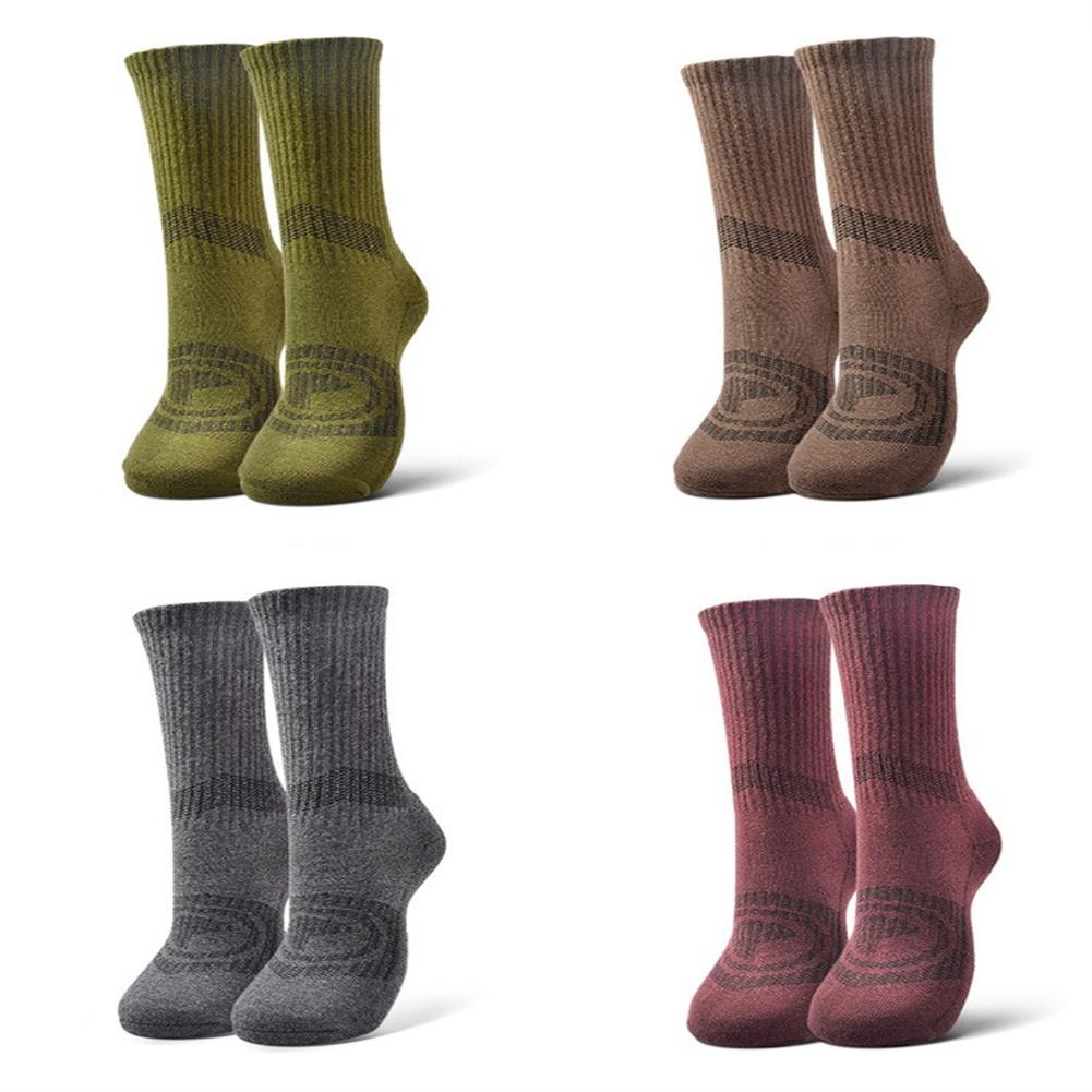 1 Pair Of Outdoor Hiking Socks Thickened Winter Sports Socks Climbing Skiing Anti-slip