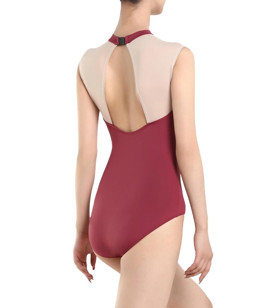 ballet leotard for ballet dance gymnastics collar ballet gymnastics yoga dance leotard [flexdans] Women's adults, clothes, clothes, stand-up design,