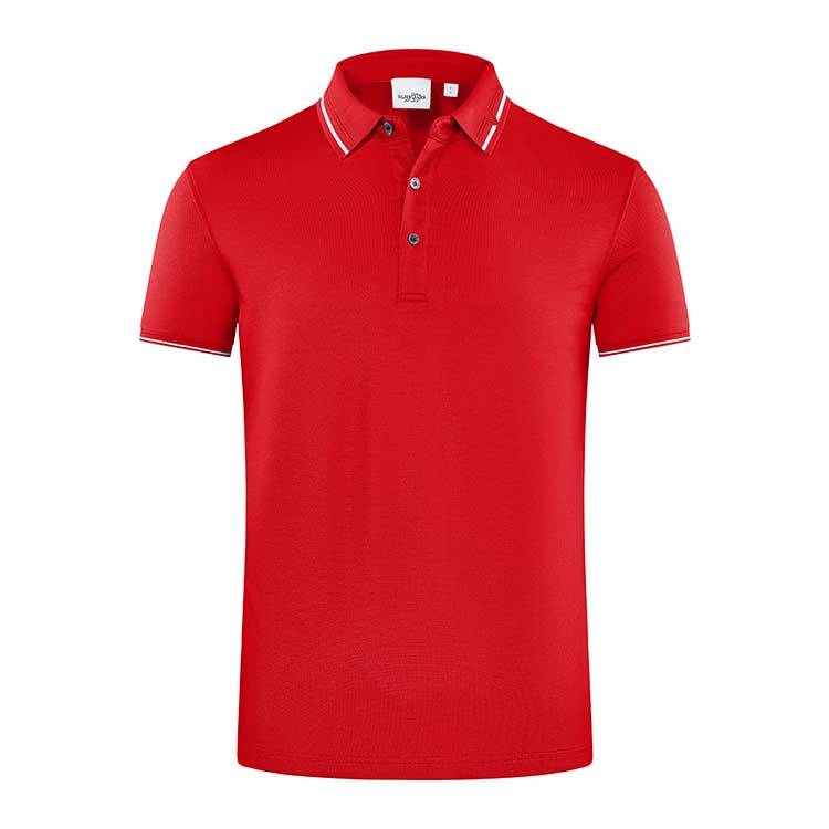 YHHC 98198  175G Jade Silk Lapel POLO Shirt
