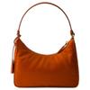 Prada Re-Edition 2005Re-Nylon Enamel Metal Triangle Logo Polyamide Shoulder Bag Mini Women's Papaya