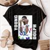 Hipster Unique Young Dolph Printed T-shirt Top Young Dolph Trend Harajuku Short Sleeved Unisex Shirt Graphic Oversized T-shirt