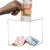 Piggy Banks for Adults  Upgraded Clear Acrylic Money Saving Bank Break to Open, Can Only Save That Cannot Be Take