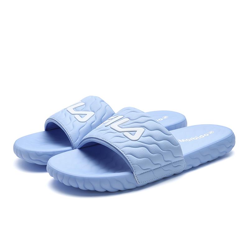 FILA Comfortable Rebound Basic Fashion Slide Sandals Men Footwear Light-Blue F12M421502FPB