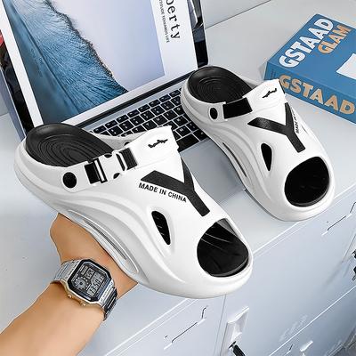 Men's Summer Slippers Fashionable Versatile Comfortable Non Slip Beach Sandals Furniture Shower Outdoor Dual Use Men's Slippers