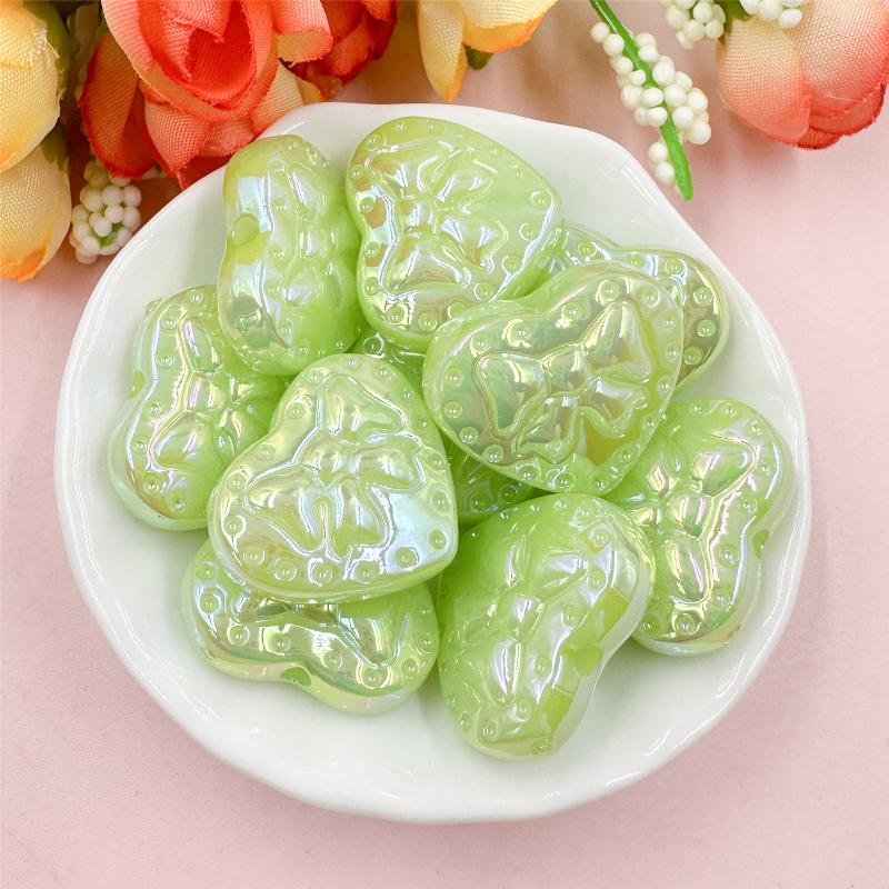 Fashion For Jewelry Making Creative Handmade Material For Necklace Earrings Candy Color DIY Accessories DIY Jewelry Material Heart Beads