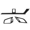 3Pcs Carbon Fiber Car Dashboard AC Air Vent Outlet Cover Trim Frame for Honda Civic Sedan 2016 2017 2018 2019 2020 2021