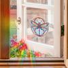 Cartoon Painted Dragonfly Balcony Glass Window Home Wall Background Beautification Stickers