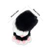 Faux Furs Animal Foxes Paws Mittens Halloween Cosplay Costume Accessories Cats Paws Gloves with Claws Fursuit Gift