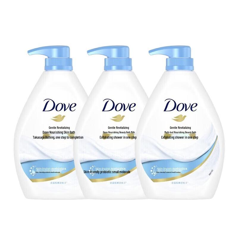 Dove Gentle Nourishing Shower Gel - 3 x 850g Pack