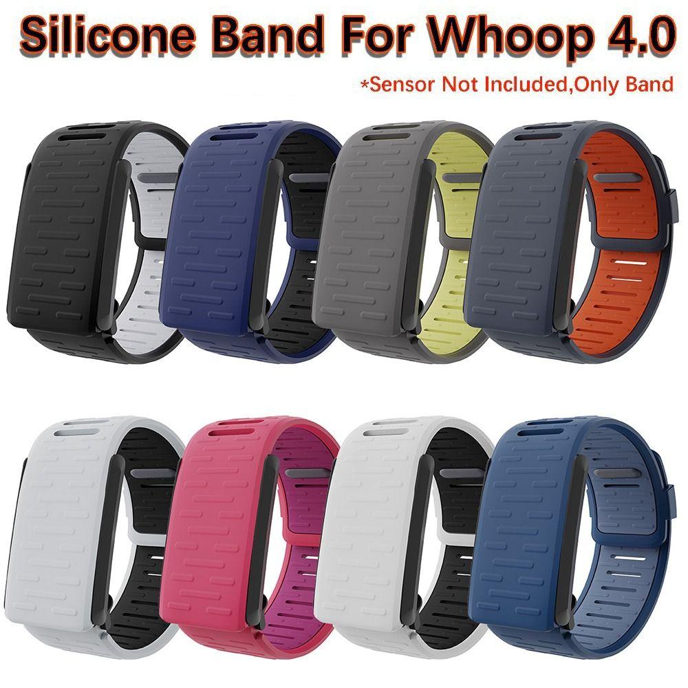 

Silicone Replacement Strap Adjustable Sports Wristband for Whoop 4.0 For Women Men зелений