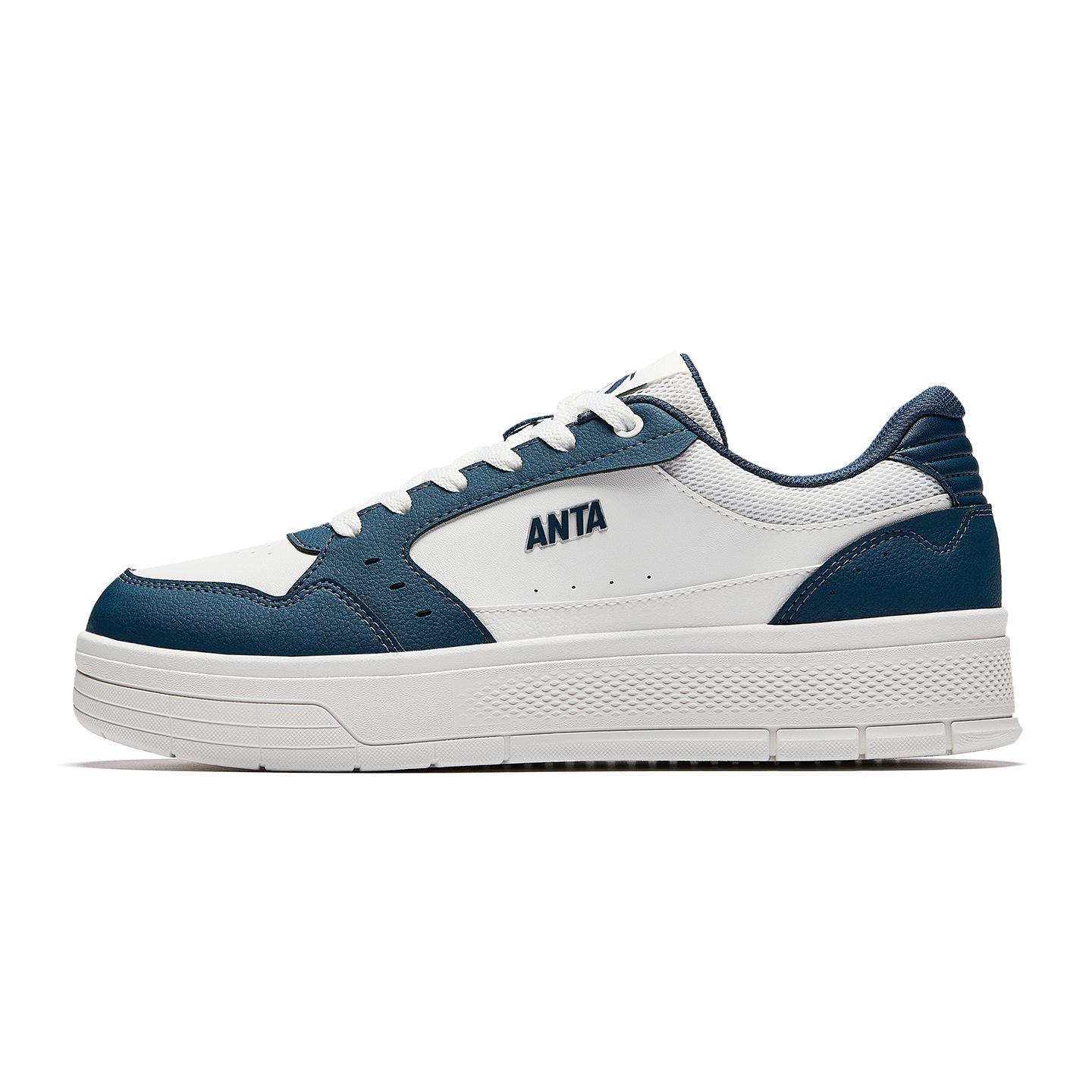 

Anta Light Breeze Lifestyle Series 2026 Spring Board Shoes Men sneakers White Blue 912618003-4 42.5
