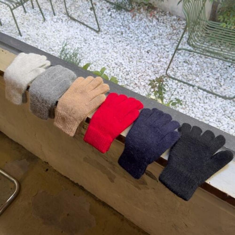 Onl Men S Knit Wool Winter gloveS
