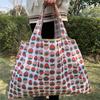 Eco-Friendly Foldable Korean Style Portable Shopping Bag - Medium Size Handbag
