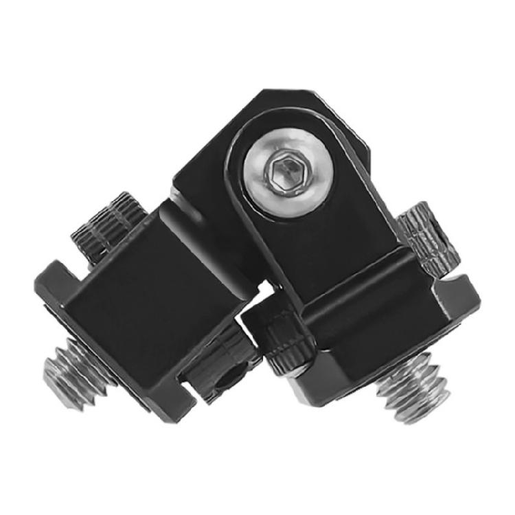 Universal Hot Shoe Mount Field Monitors Holder with Double 1/4inch Screw for Tripod and PTZ Video Shoot Equipment