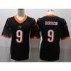 Mens NFL Jacksonville Jaguars Football Jersey Custom Number 9 Burrow 1 Chase 14 18 28 Premium Cotton Sportswear