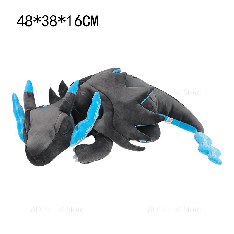 

New Big Size Sleeping Mega Charizard X Plush Pillow Animal Stuffed Toy Bedroom Sofa Dolls Gifts for Birthday Christmas