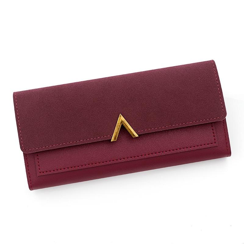 New Women's Wallet Fashionable and Simple Women's Wallet Multi Slot Card Bag