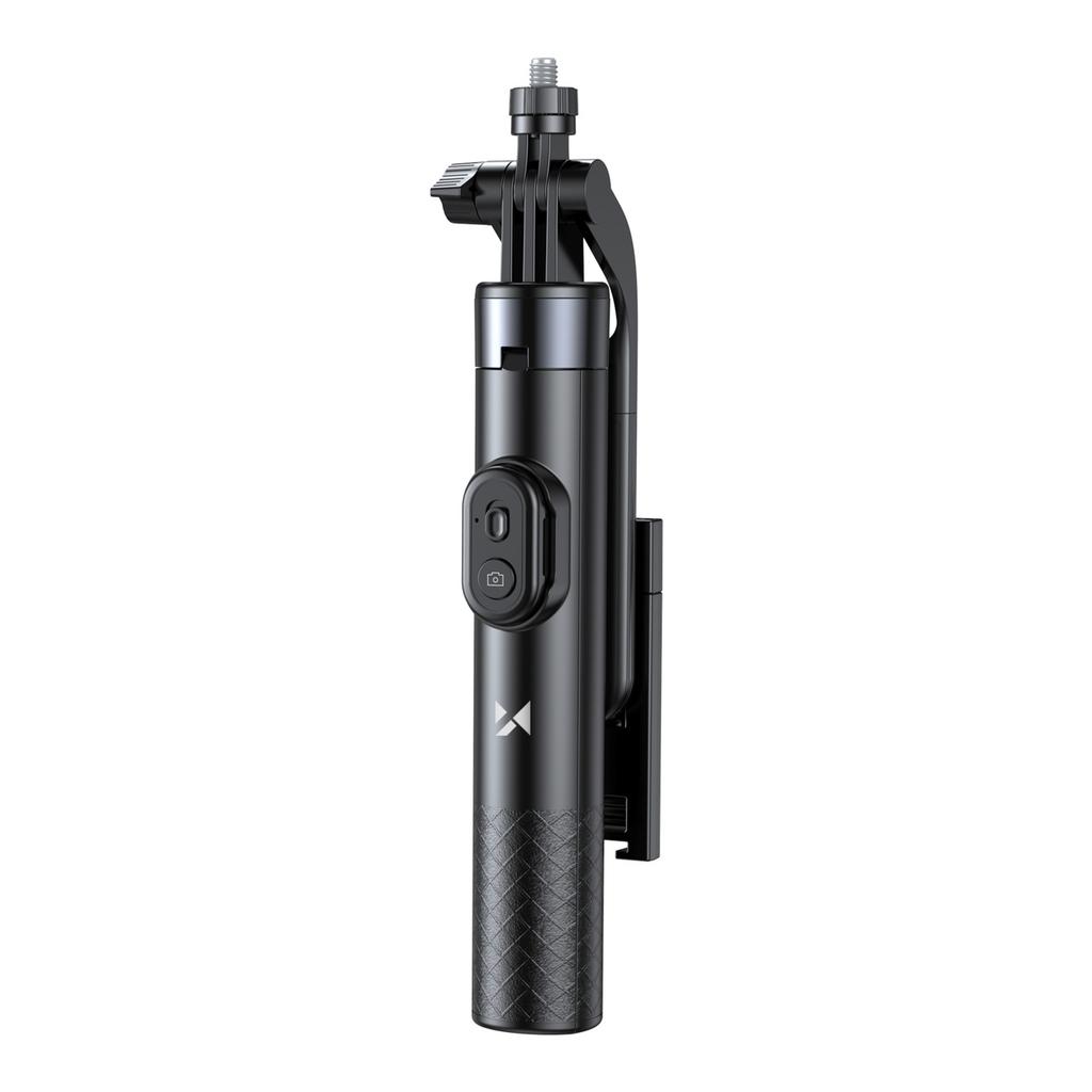 Selfie stick kijek z uchwytem do smartfona teleskopowy tripod 1.7m - czarny