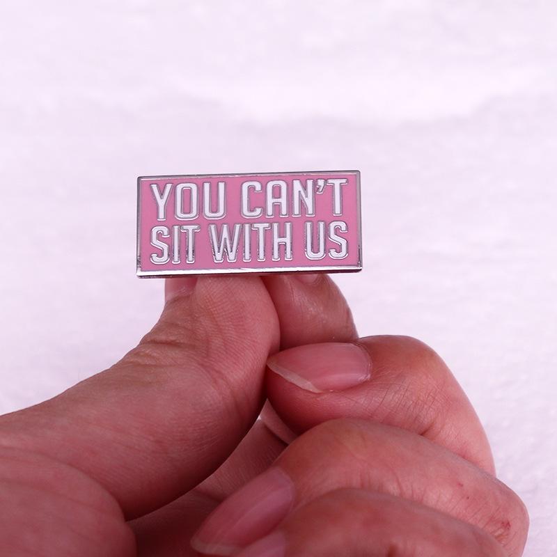 European Comedy Movie Pink Brooch - Girlfriend Gift
