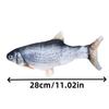 Electric Moving Fish Cat Toy Realistic Flopping Fish Dog Toy Plush Interactive Cat Toy for Indoor Cats Exercise