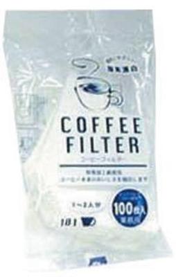 Filtros de Café Brancos F101, para 1-2 pessoas, 100 unidades, 2446