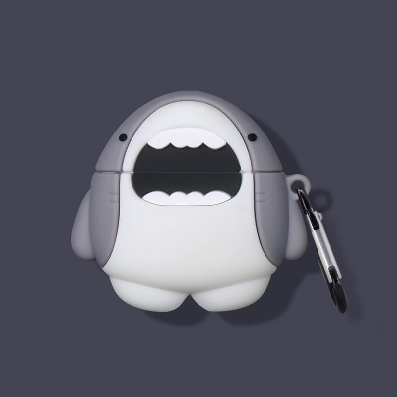 

3D Печенье Акула Милый Чехол для наушников/вкладышей для AirPods 2 3 Pro Силиконовый Мультяшный Чехол для наушников для Airpods 3 Pro for AirPods 1 2