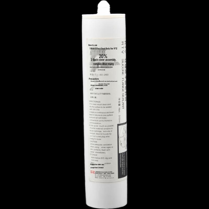 VIF W598 Black Silicone Flange Sealant