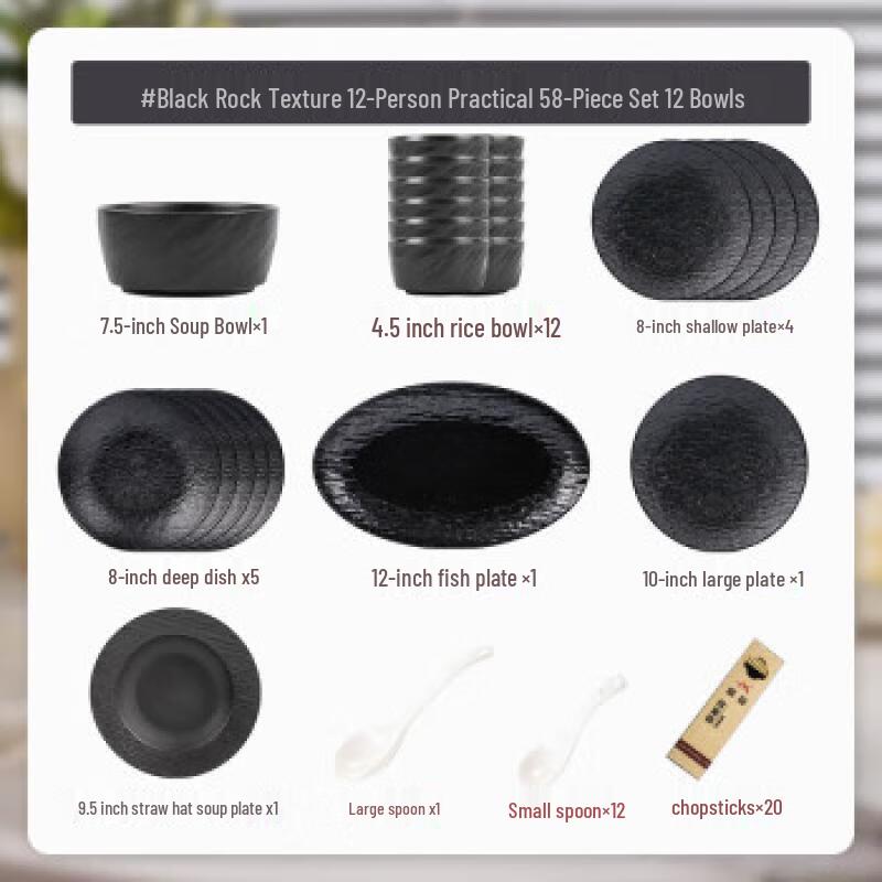 Hanyou Premium Ceramic Dinnerware Set