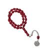 Acrylic Muslims Prayer Beads Oval Ergonomic Design Rosary Bracelet For Daily Worship And Meditation Comfortable Grip