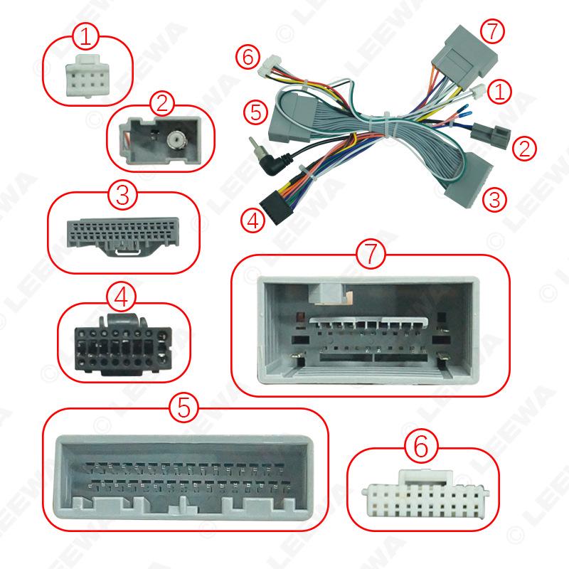 Honda Odyssey 2022 Low-Spec Android Large Screen Power Cable with Protocol Box