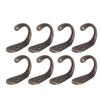 20er Set Vintage Wandhaken Bronze Zinklegierung Retro Stil Dekorative Hängehaken für Bauernhausküche