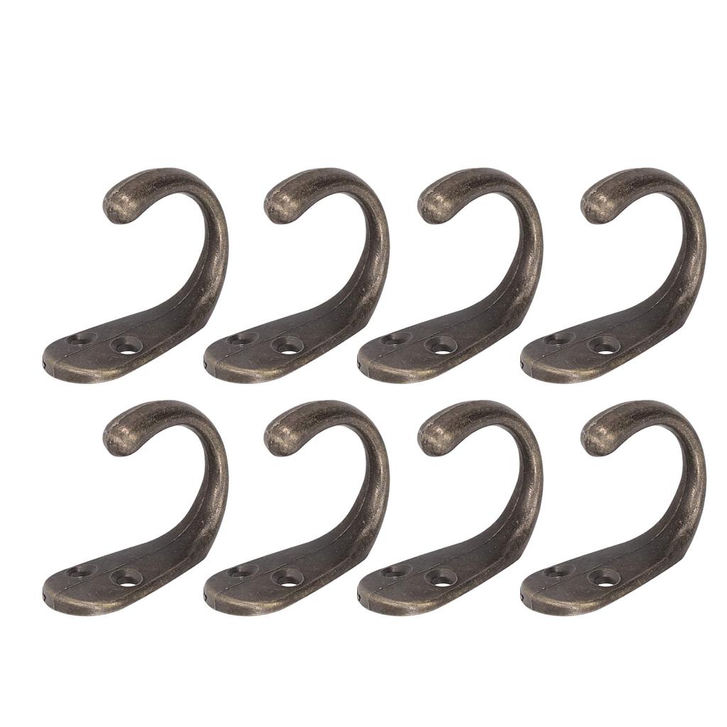 20er Set Vintage Wandhaken Bronze Zinklegierung Retro Stil Dekorative Hängehaken für Bauernhausküche