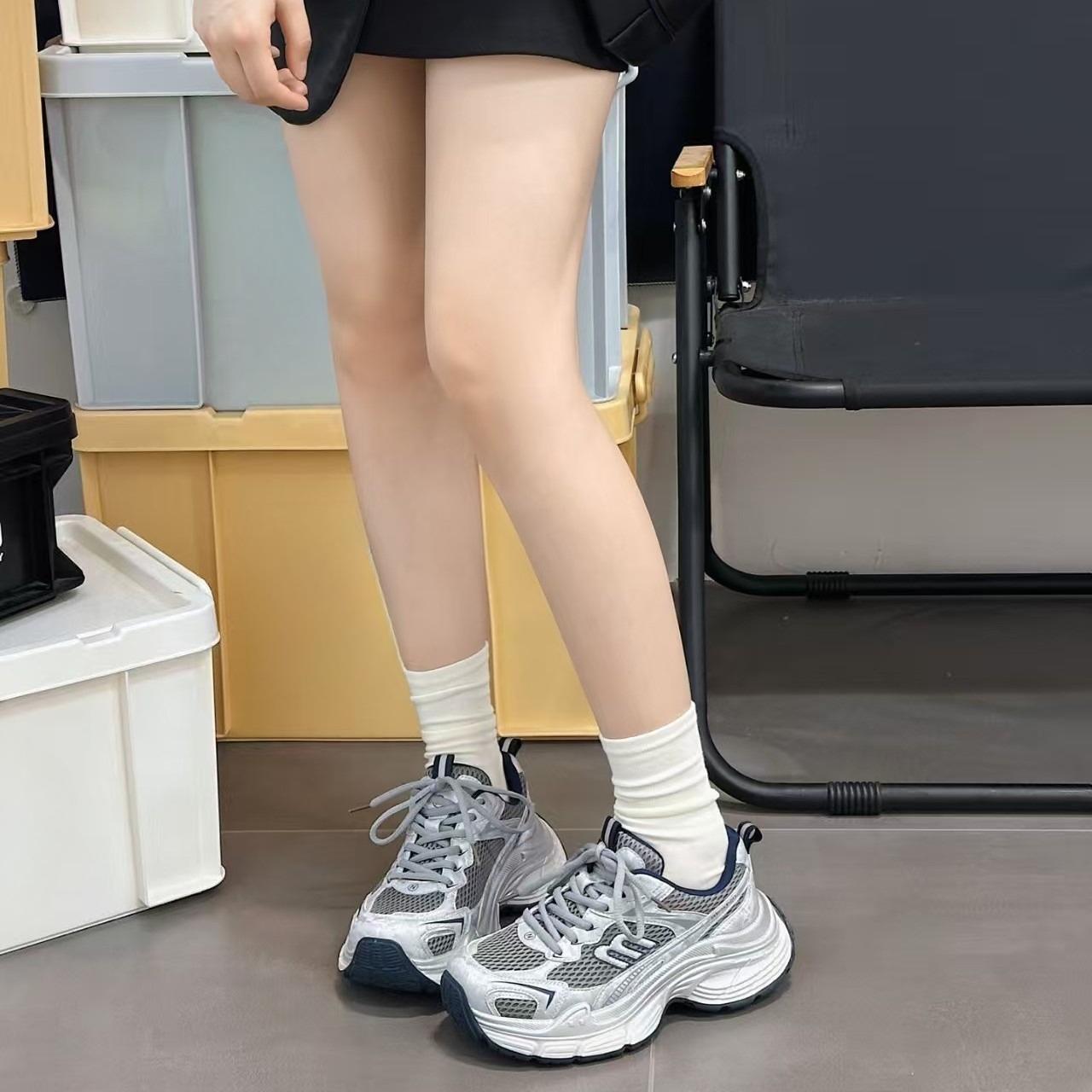 

Папины кроссовки для женщин, Новые дышащие спортивные и повседневные кроссовки, Универсальные кроссовки на толстой подошве 40 синий