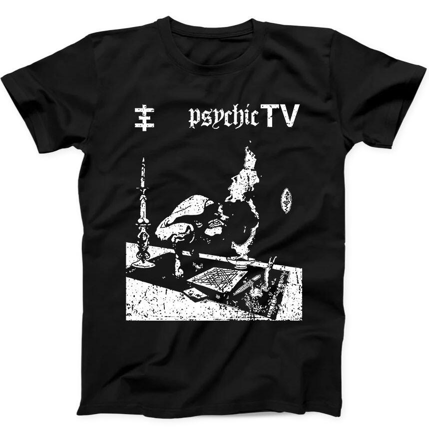 

Психическое Телевидение Музыка Бестселлер Смешной Подарок Черная Футболка 341 XL