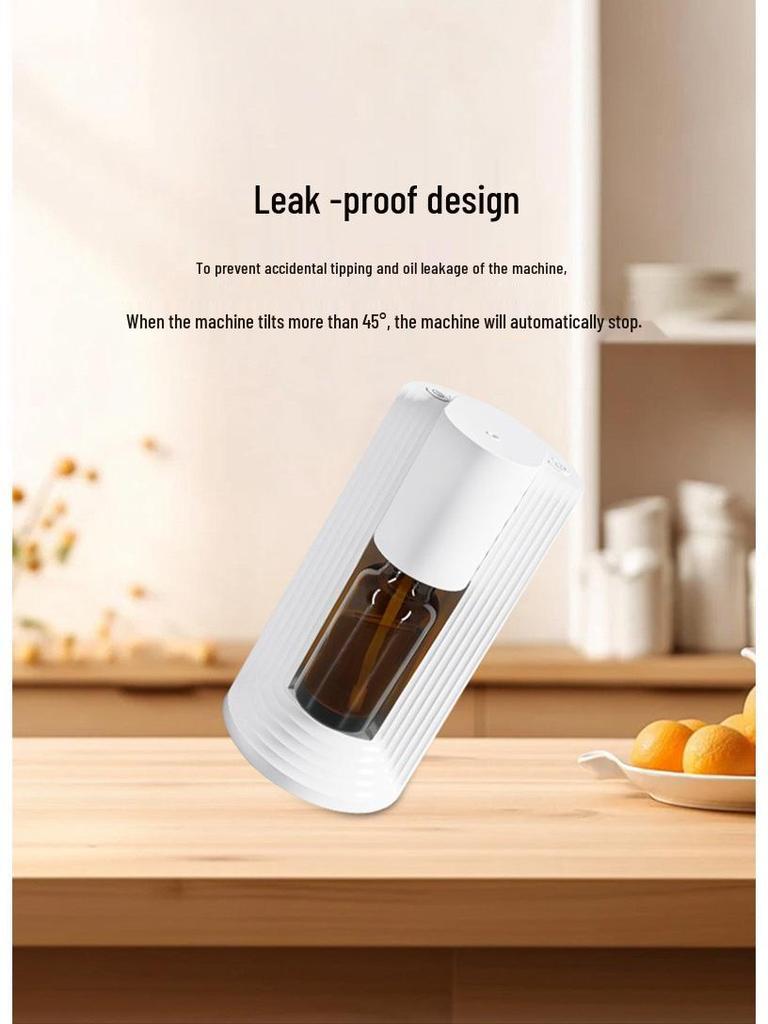Smart Waterless Aromatherapy Essential Oil Diffuser for Home and Car - Silent, Cold, Automatic, and Portable