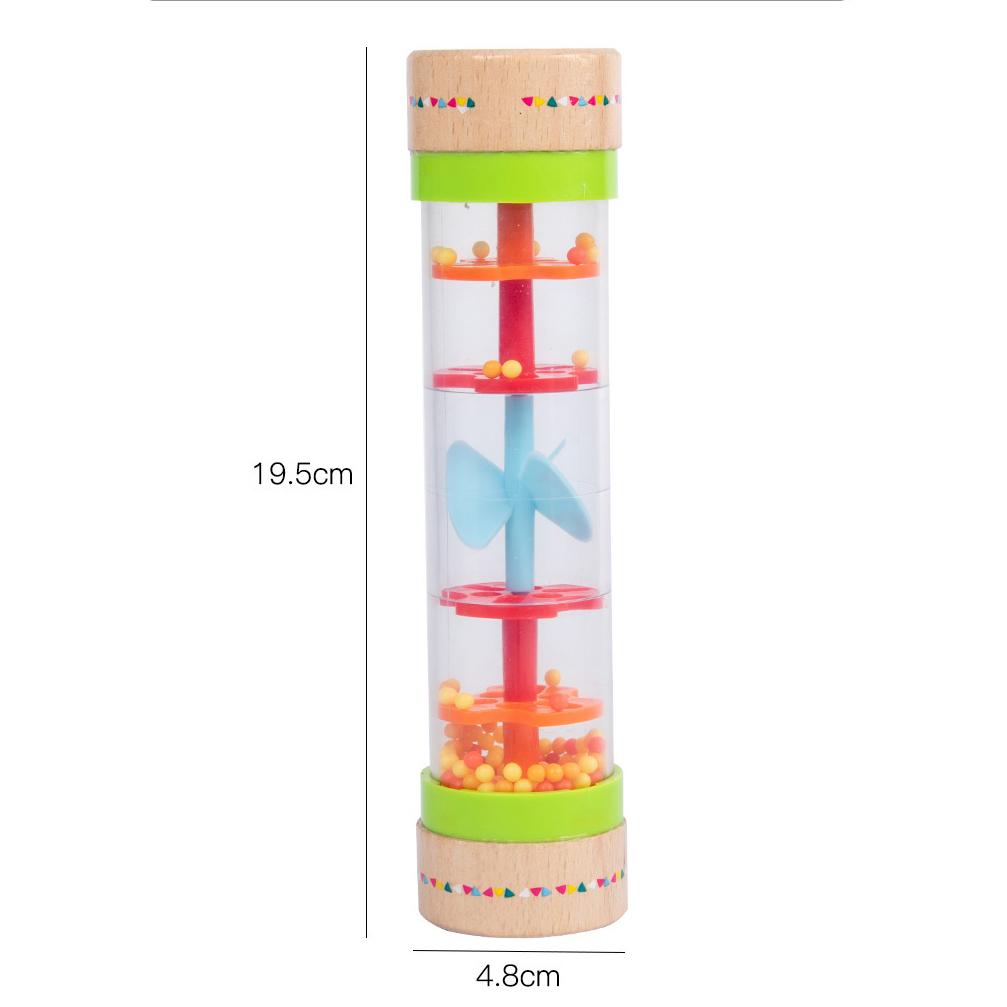 Rainmaker Baby Toys Rain Stick for Babies 0 6 12 Months Newborn Rattles Toy Rainmaker Musical Instrument Montessori Sensory Toys