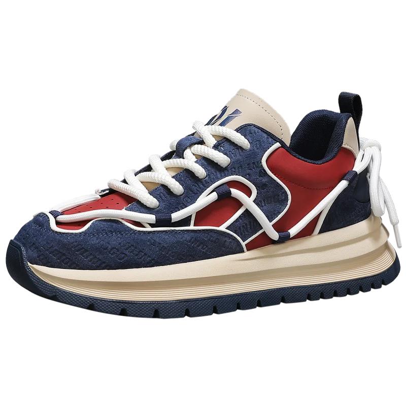 

Лоферы Мужские кроссовки Мужские кроссовки Спорт и отдых Нескользящие Круглый носок Скейтборд Износостойкие Толстая подошва Мода Новые 44