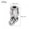 uxcell Nipple Fitting 304 Stainless Steel 90 Degree Fitting M10 x
